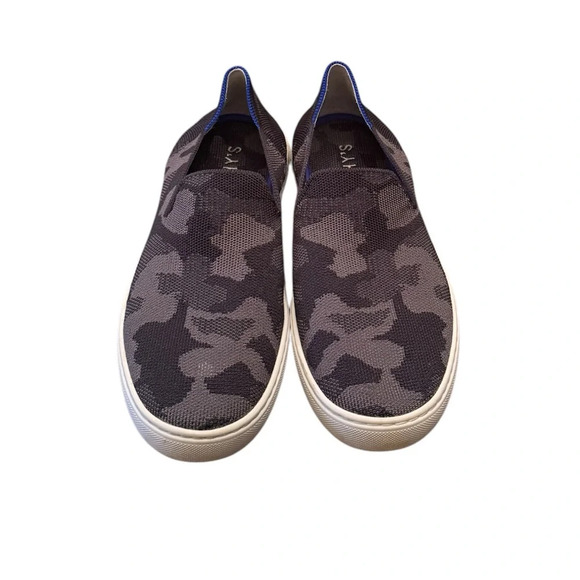 Rothy's The Original Slip On Sneaker In Grey Camo - Picture 4 of 8